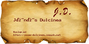 Jónás Dulcinea névjegykártya